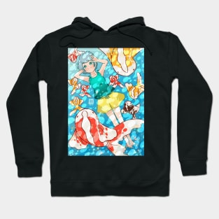 Gold Koi Fish Hoodie